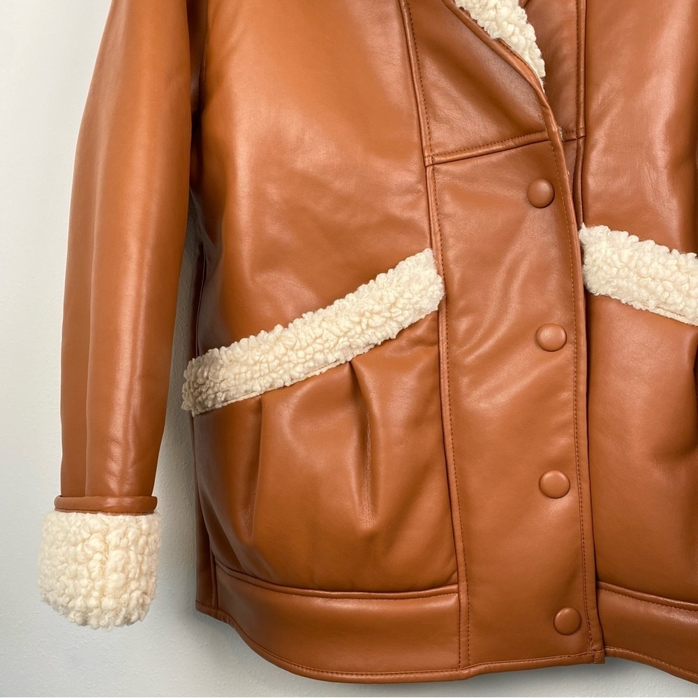 BLANKNYC Faux Shearling Vegan Leather Jacket - Picture 5 of 8